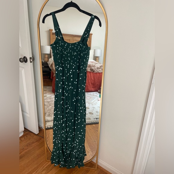 FAITHFUL THE BRAND green dotted jumpsuit - Picture 3 of 5